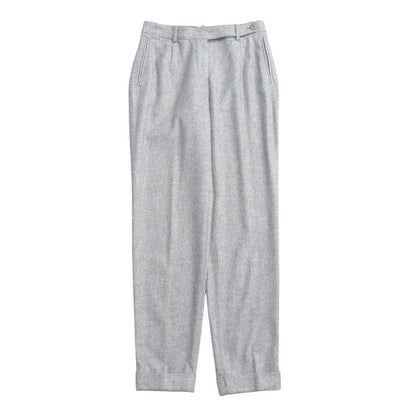 Loro Piana Pants 38 Cashmere Blend One Tuck Tapered Trousers