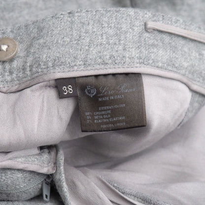 Loro Piana Pants 38 Cashmere Blend One Tuck Tapered Trousers — view 8
