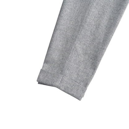 Loro Piana Pants 38 Cashmere Blend One Tuck Tapered Trousers — view 5