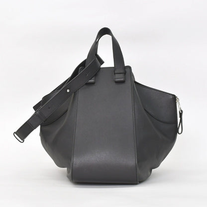 Loewe Hammock Black Shoulder Bag Silver — view 2