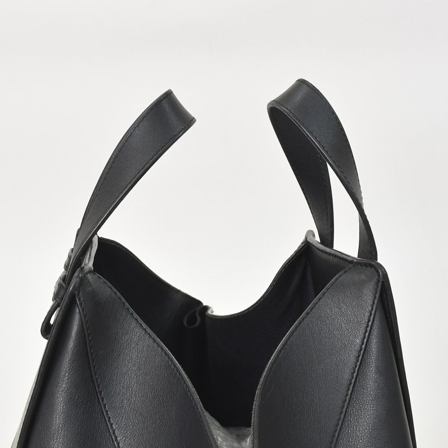 Loewe Hammock Black Shoulder Bag Silver — view 6