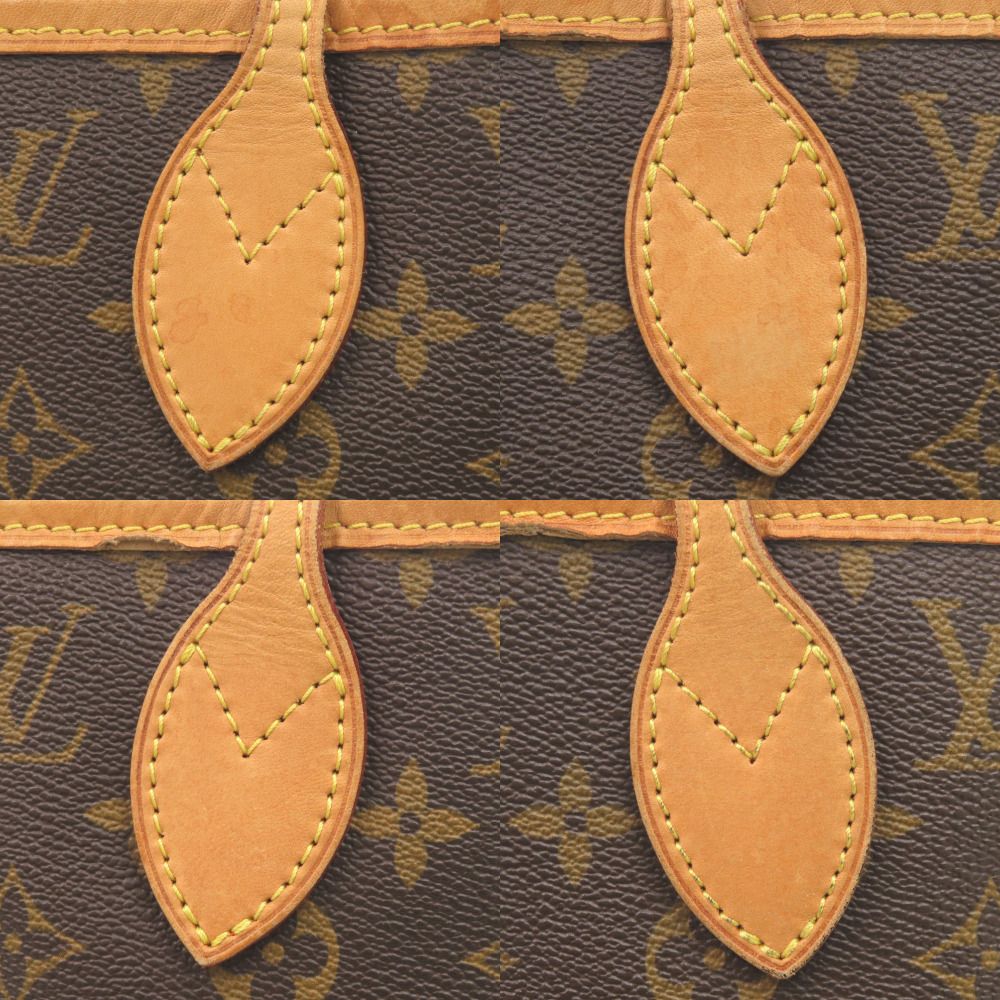 Louis Vuitton Neverfull MM Monogram Red Tote Bag — view 8