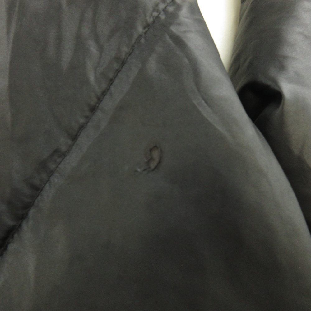 Max Mara Studio Shawl Color Long Down Coat Fully Lined 42 L Black — view 8
