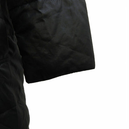 Max Mara Studio Shawl Color Long Down Coat Fully Lined 42 L Black — view 6