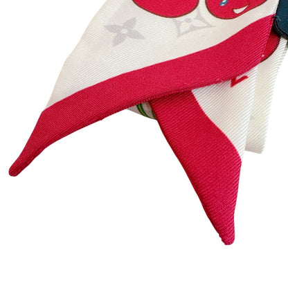 Louis Vuitton Takashi Murakami LV TM Bandeau BB Monogram Cherry Scarf — view 4