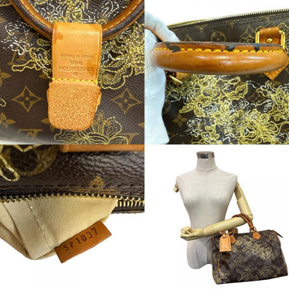 Louis Vuitton Hand Speedy 30 Monogram Dantelle Argen Mini Boston Bag — view 8