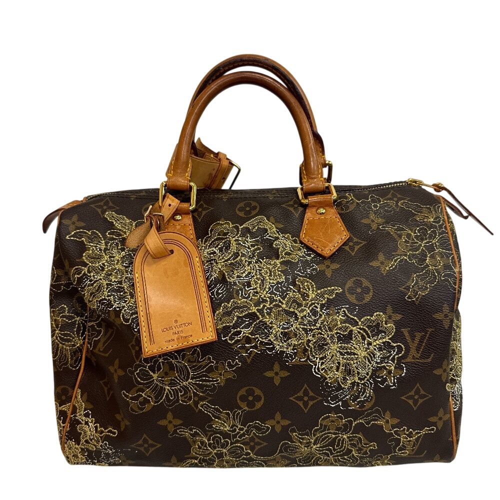 Louis Vuitton Hand Speedy 30 Monogram Dantelle Argen Mini Boston Bag