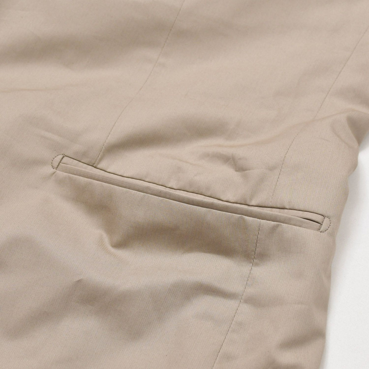 Hermes Set Jacket Pants Cotton Single Suit Greige 52 — view 8