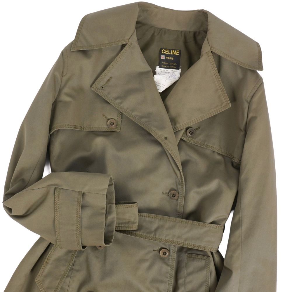 Celine Vintage Coat Trench Cotton — view 2