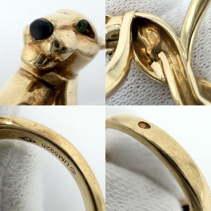 Cartier Ring Panthere 18K YG 57 Gold Tsavorite — view 4