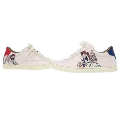 Hermes Low-Cut Sneakers Quicker Pegasus Pop Leather White 36 — view 5