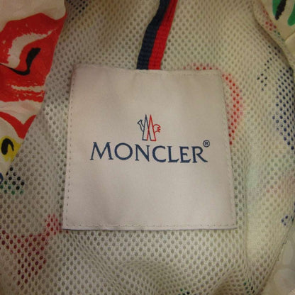 Moncler Vive Giubbotto Nylon Hoodie Zip Up Heart Floral Lip All Over Logo 00 XS — view 4