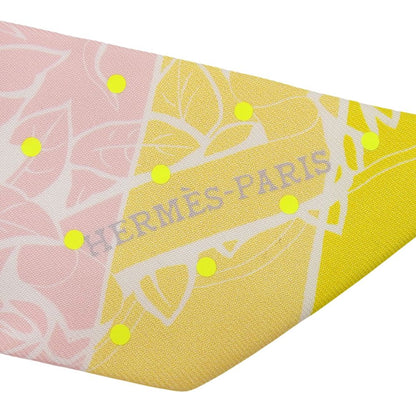 Hermes Twilly Jungle Love Rainbow Plume T Dot 100% Silk Scarf — view 8