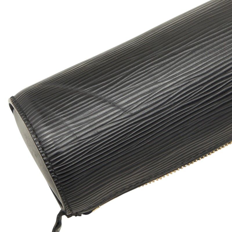 Louis Vuitton Epi Soufflot Pouch Noir Black Leather — view 7