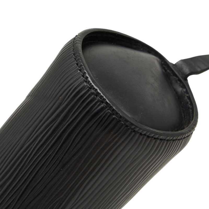 Louis Vuitton Epi Soufflot Pouch Noir Black Leather — view 5