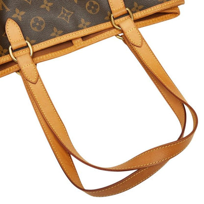 Louis Vuitton Monogram Batignolles Oriental Shoulder Bag Brown Leather — view 8