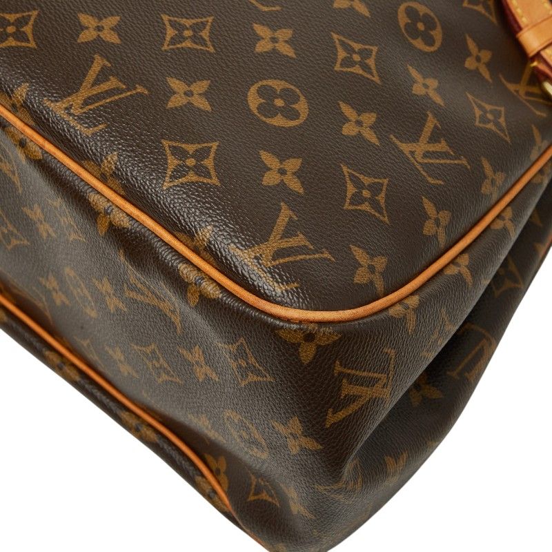 Louis Vuitton Monogram Batignolles Oriental Shoulder Bag Brown Leather — view 4