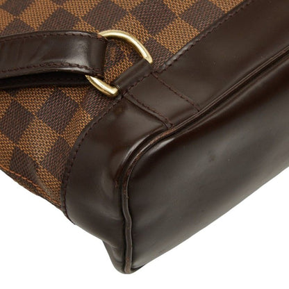Louis Vuitton Damier Soho Backpack Brown Leather — view 7