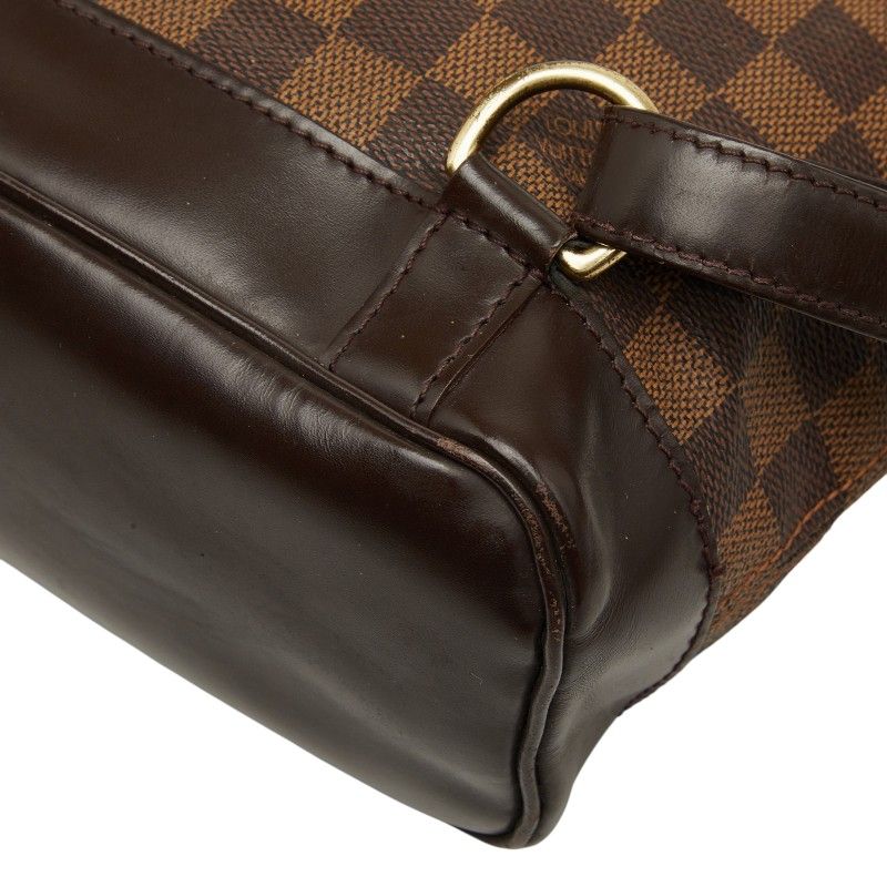 Louis Vuitton Damier Soho Backpack Brown Leather — view 6