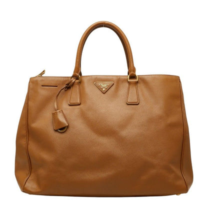 Prada Tote Bag Brown Leather