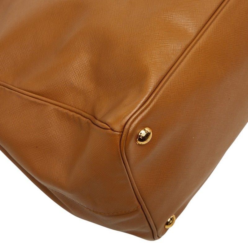 Prada Tote Bag Brown Leather — view 5