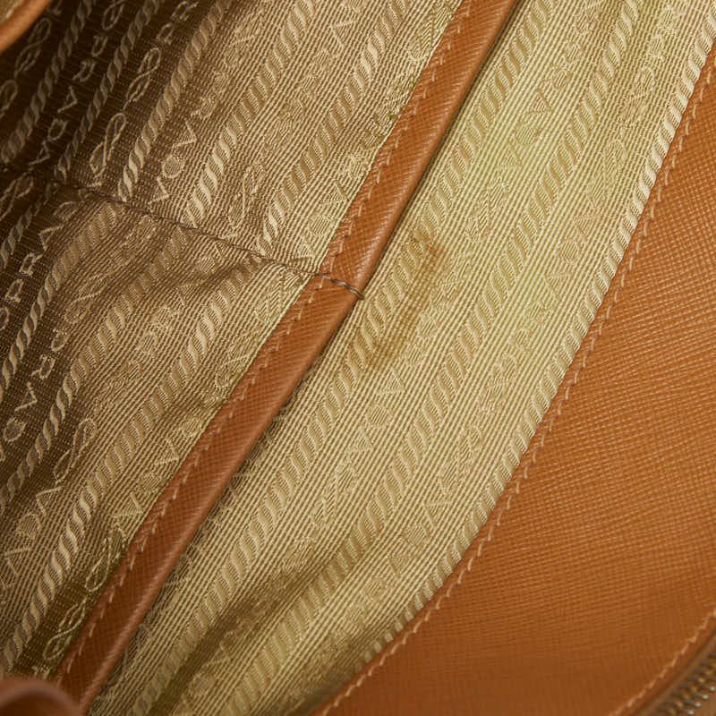 Prada Tote Bag Brown Leather — view 8