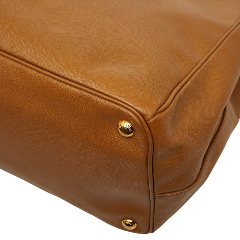 Prada Tote Bag Brown Leather — view 6