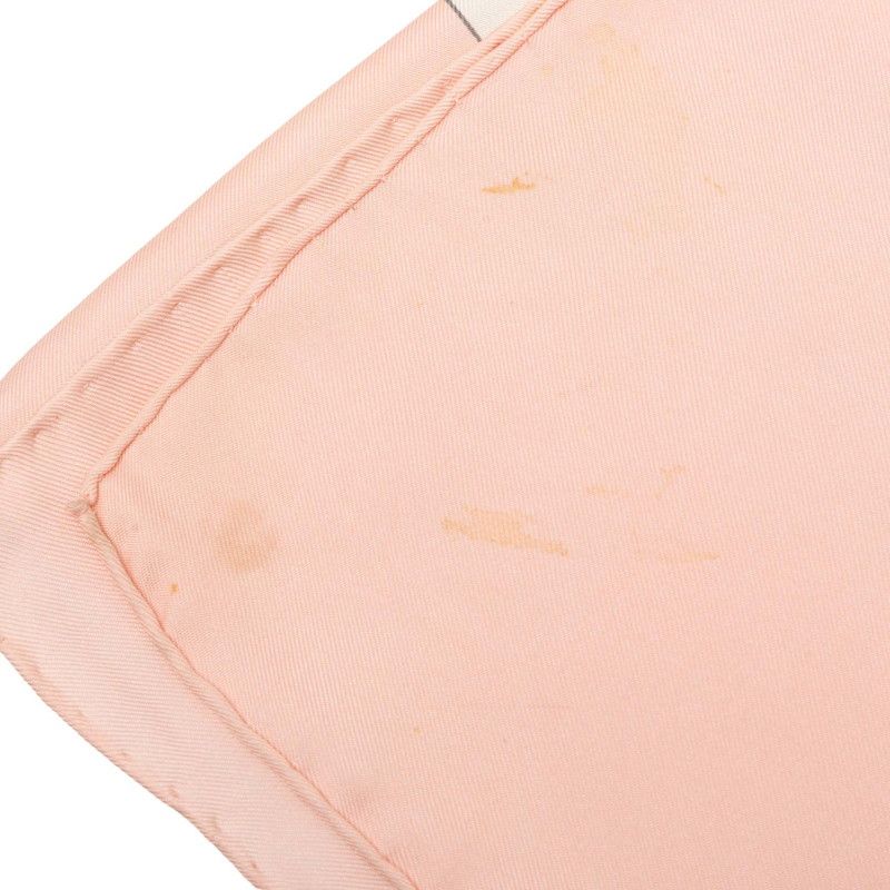 Hermes Carre 90 Brides de Gala Ceremony Bridle Scarf Large Pink Multicolor Silk — view 5