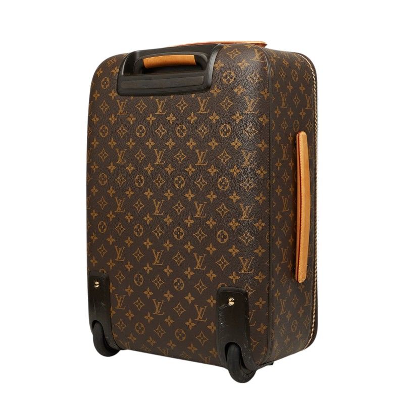 Louis Vuitton Monogram Pegase 50 Carry Case Trolley Suitcase Brown Leather 1 — view 2