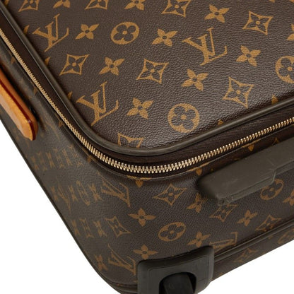 Louis Vuitton Monogram Pegase 50 Carry Case Trolley Suitcase Brown Leather 1 — view 5