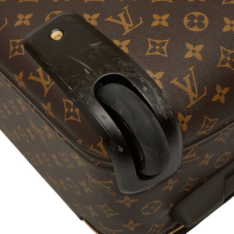 Louis Vuitton Monogram Pegase 50 Carry Case Trolley Suitcase Brown Leather 1 — view 7