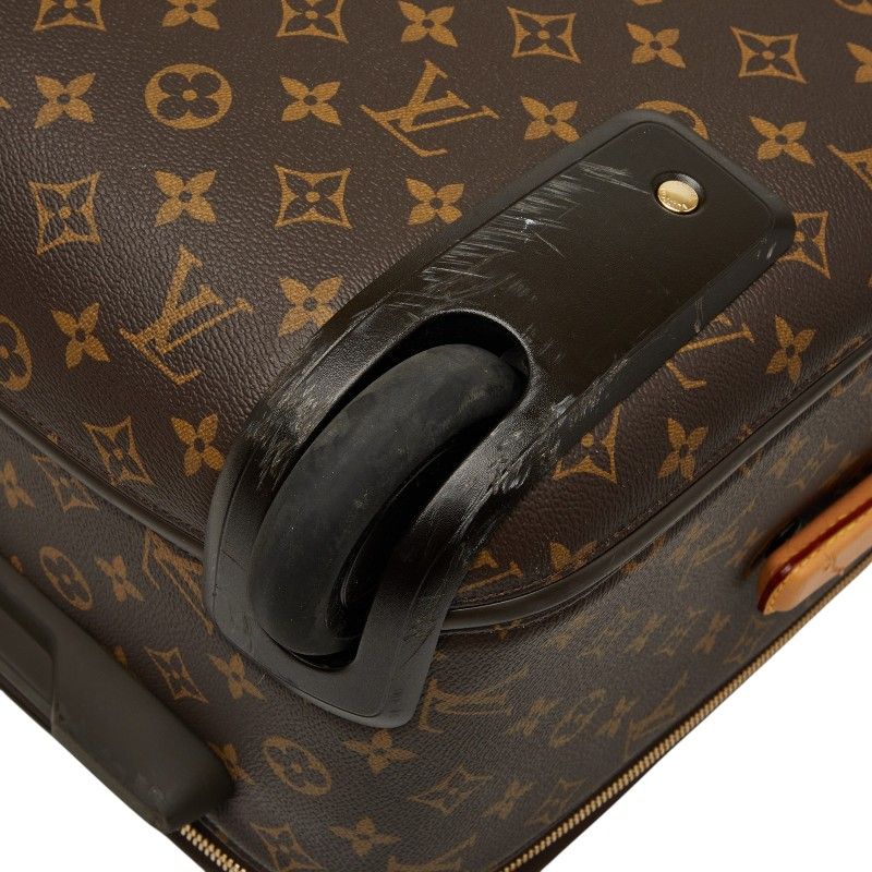 Louis Vuitton Monogram Pegase 50 Carry Case Trolley Suitcase Brown Leather 1 — view 6
