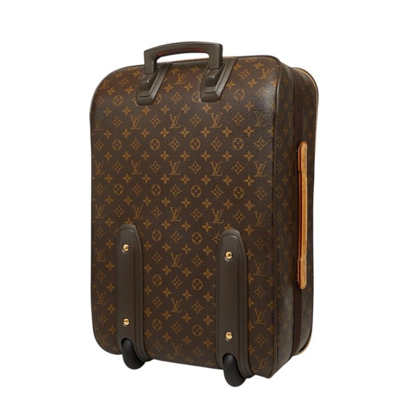 Louis Vuitton Monogram Pegase 55 Travel Bag Suitcase Brown Leather — view 2