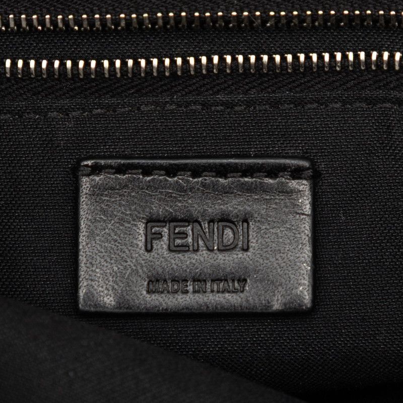 Fendi Zucca Marsupio Baguette Crossbody Shoulder Bag Brown Black Canvas Leather — view 5