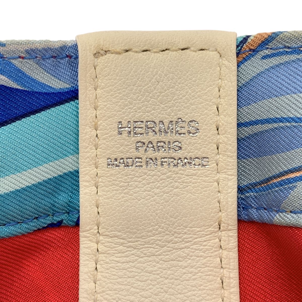 Hermes Soikle 22 All Over Pattern Drawstring Shoulder Bag Blue — view 4