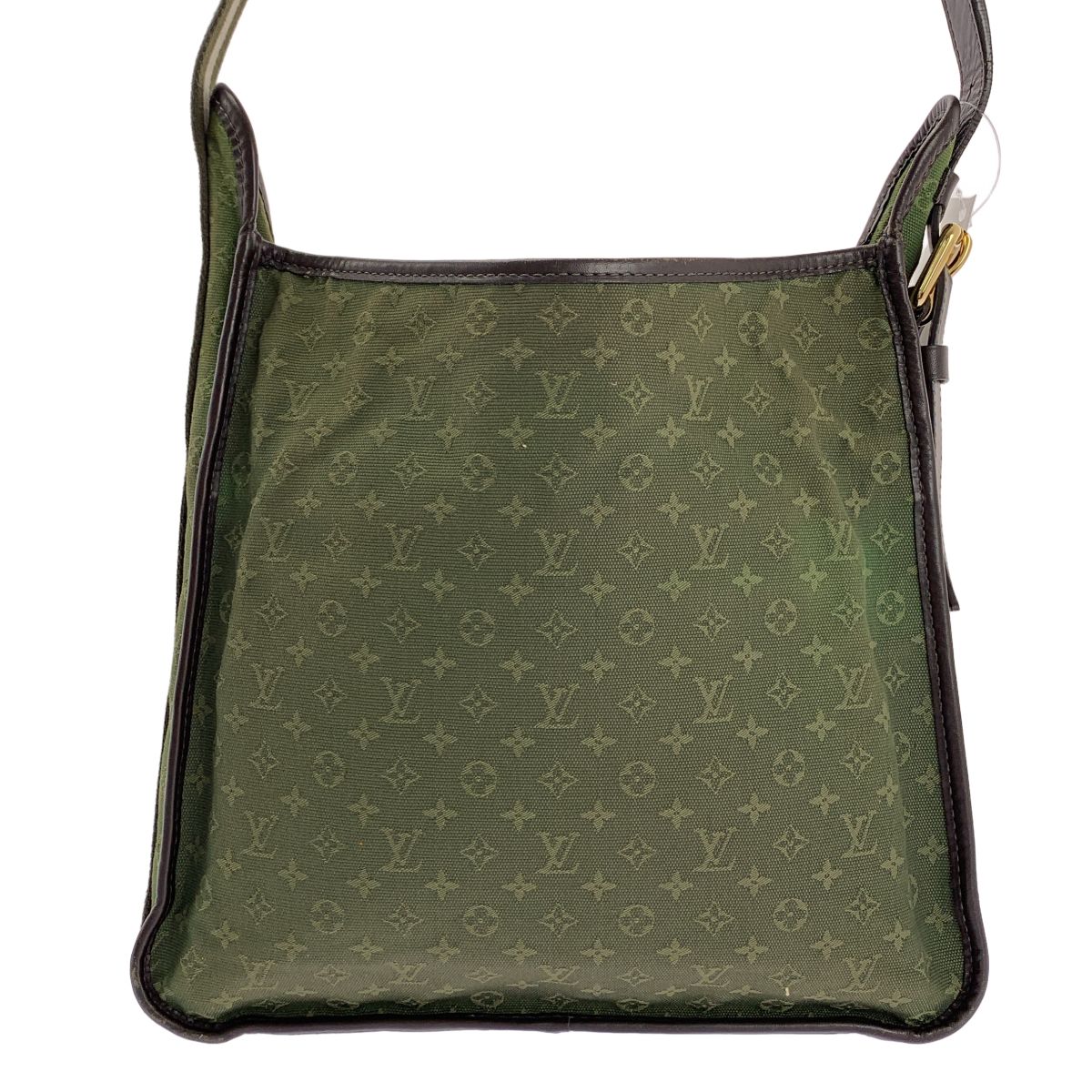 Louis Vuitton Mini Besace Marie Kate Monogram Shoulder Bag Khaki Dark Brown — view 4