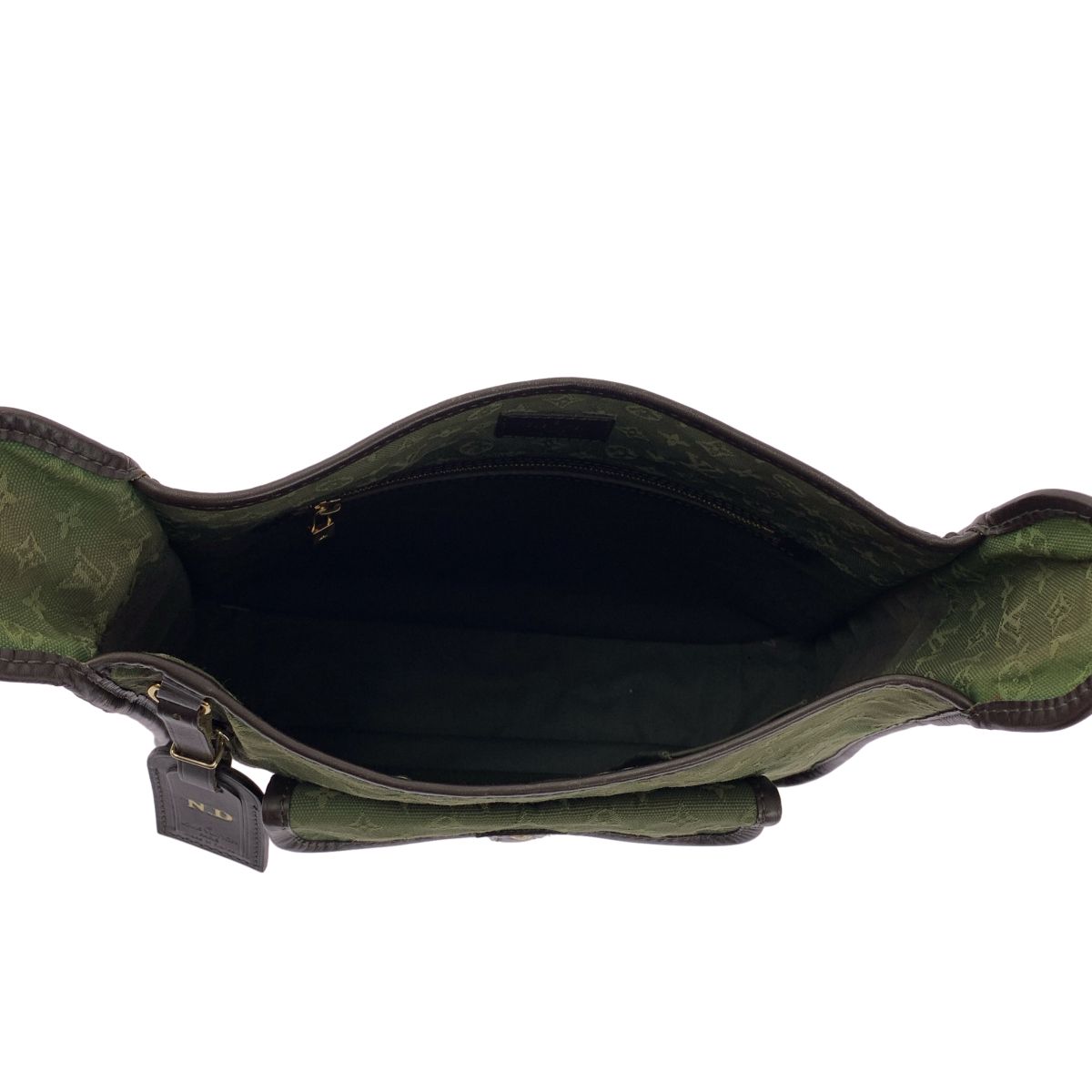 Louis Vuitton Mini Besace Marie Kate Monogram Shoulder Bag Khaki Dark Brown — view 5