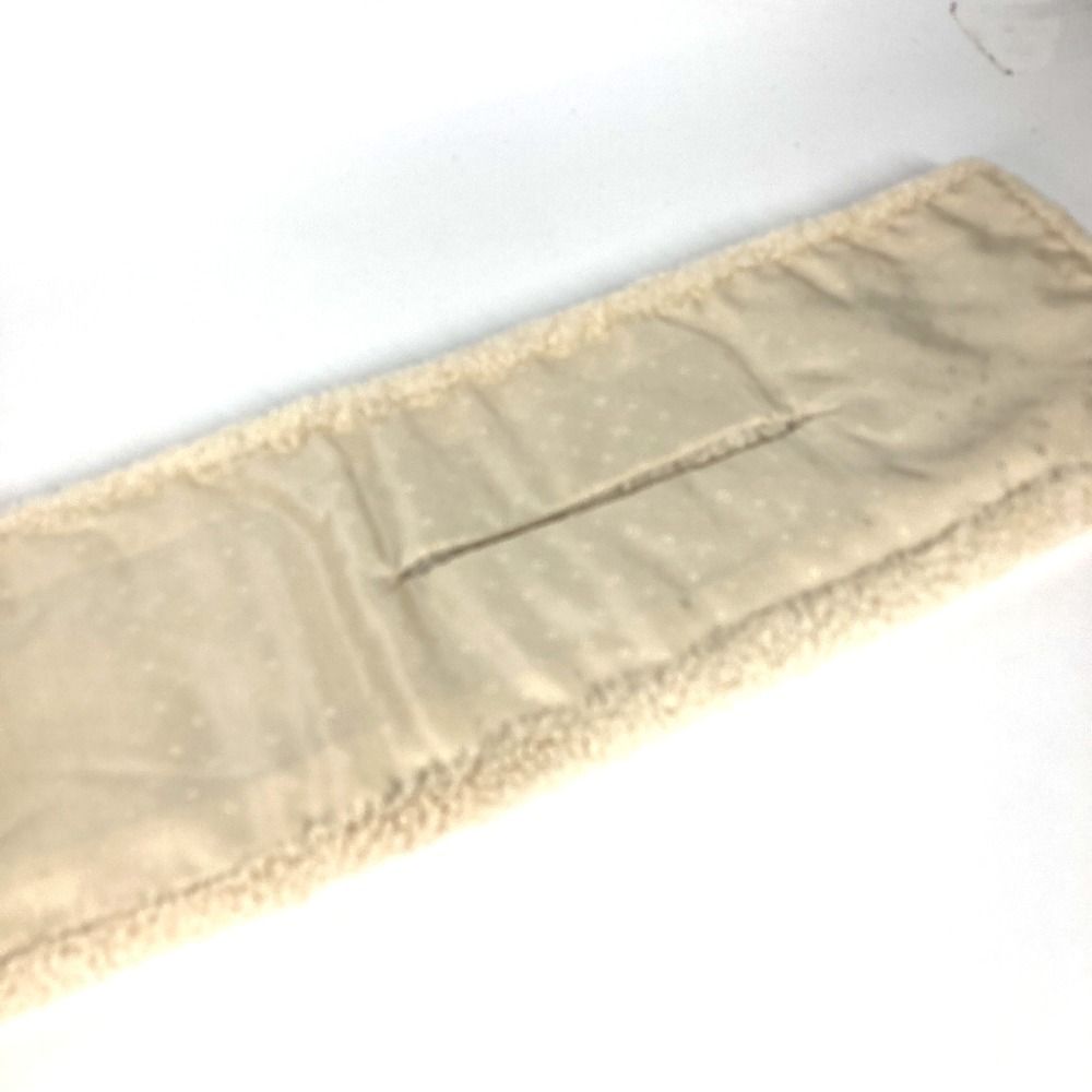 Louis Vuitton Scarf Echarpe Shirred Lamb Shearling Beige — view 6