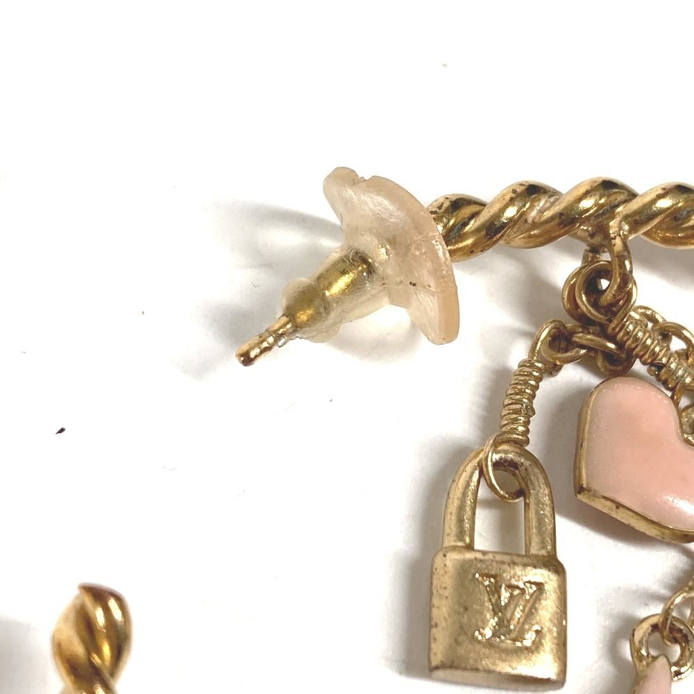Louis Vuitton Earrings Creole All Metal Gold — view 7