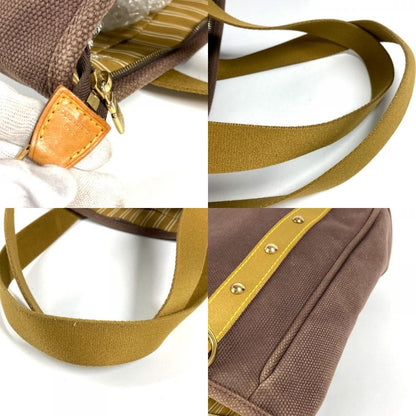 Louis Vuitton Shoulder Bag Cabas MM Canvas Brown — view 8