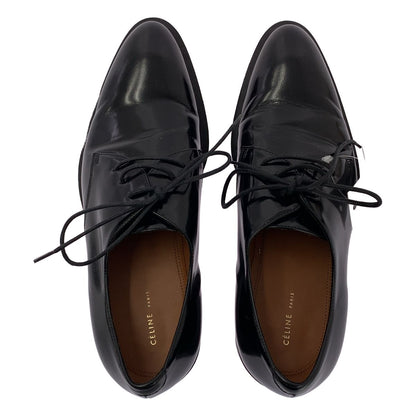 Celine Leather Lace Up Shoes Black 36.5 — view 4