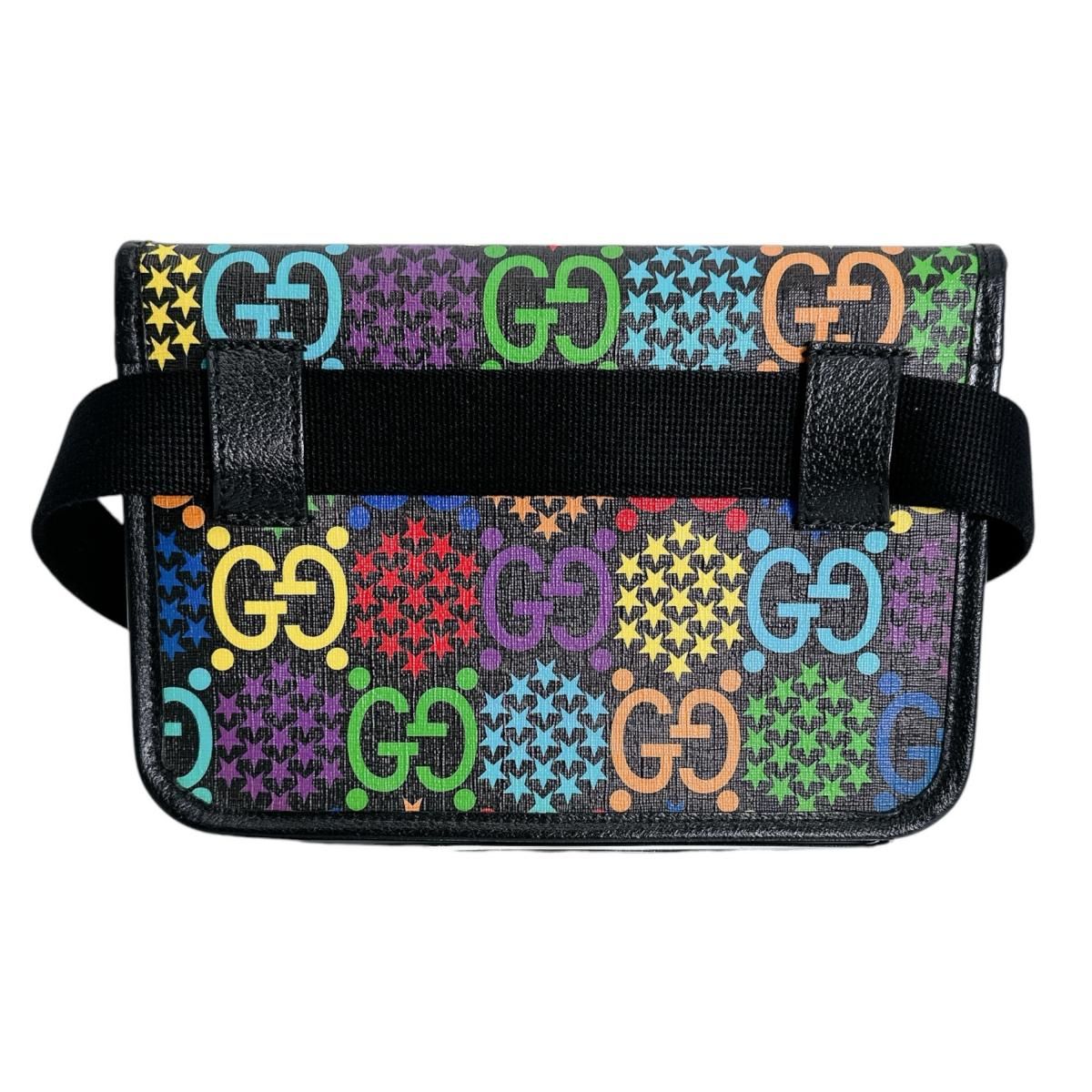 Gucci Belt Bag Waist Pouch GG Psychedelic Black Multicolor — view 3