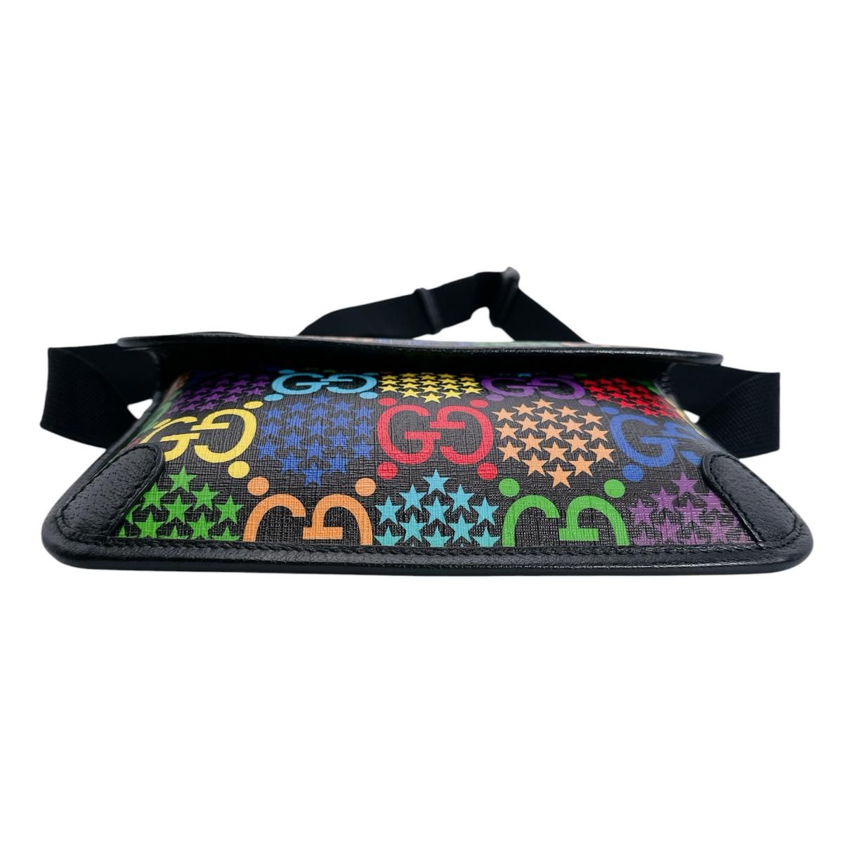 Gucci Belt Bag Waist Pouch GG Psychedelic Black Multicolor — view 7