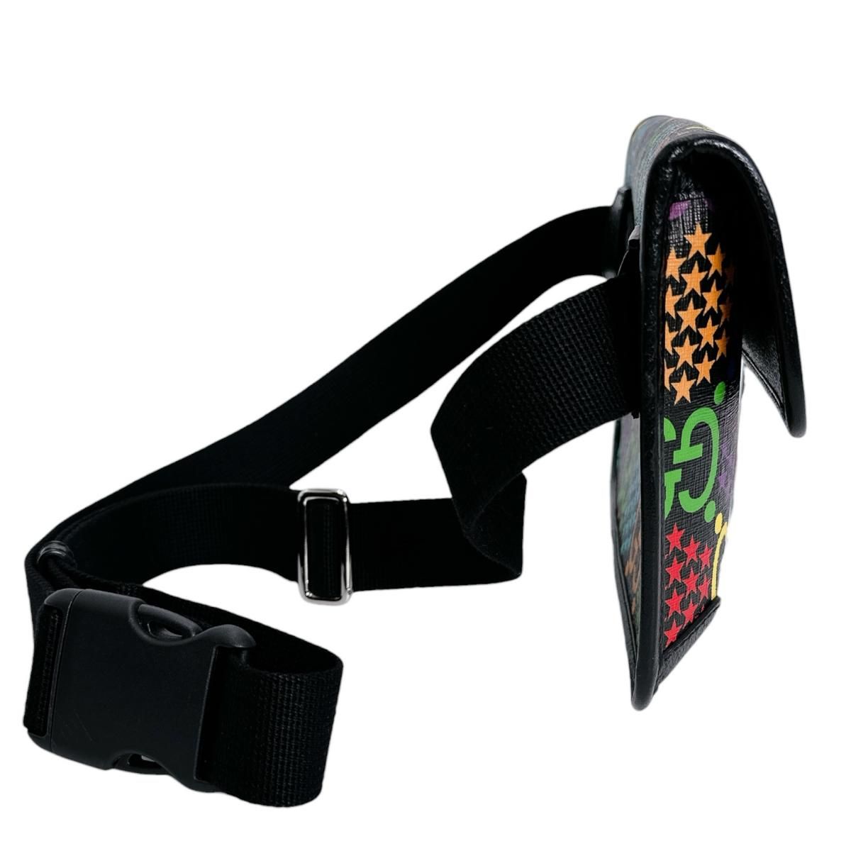 Gucci Belt Bag Waist Pouch GG Psychedelic Black Multicolor — view 5