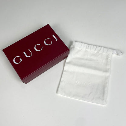 Gucci Double Compact Wallet Bifold Leather Bordeaux With Bamboo — view 7
