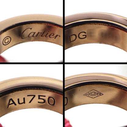 Cartier Bracelet Baby Love 4 Points Diamond Black Ceramic Red Cotton Cord 18K — view 3