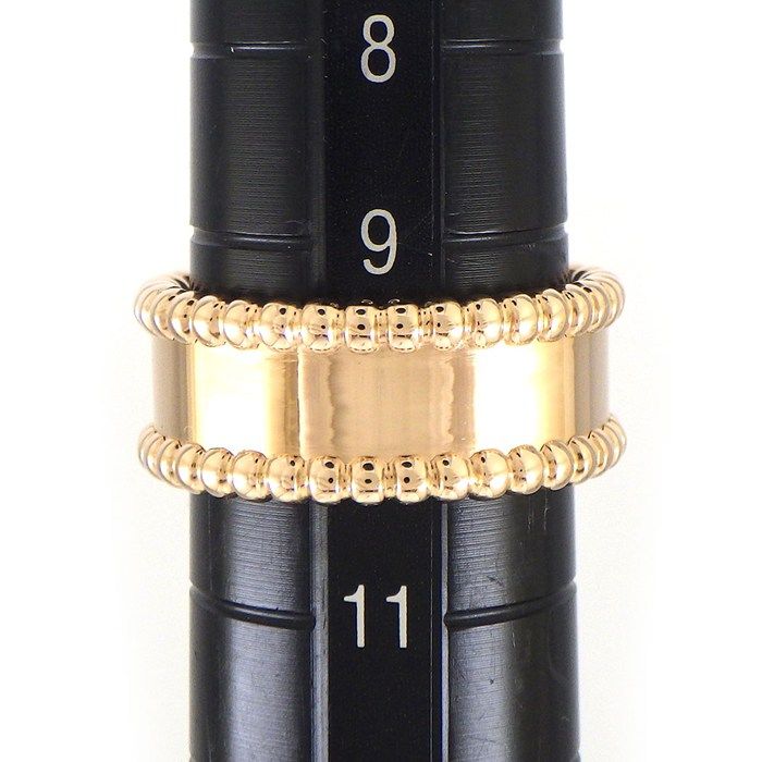 Van Cleef & Arpels Ring Perlee Signature Logo 18K Pink Gold — view 8