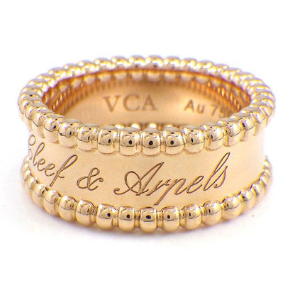 Van Cleef & Arpels Ring Perlee Signature Logo 18K Pink Gold — view 3