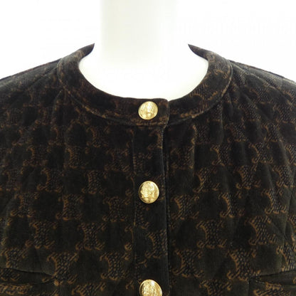 Celine Collarless Jacket Black — view 5