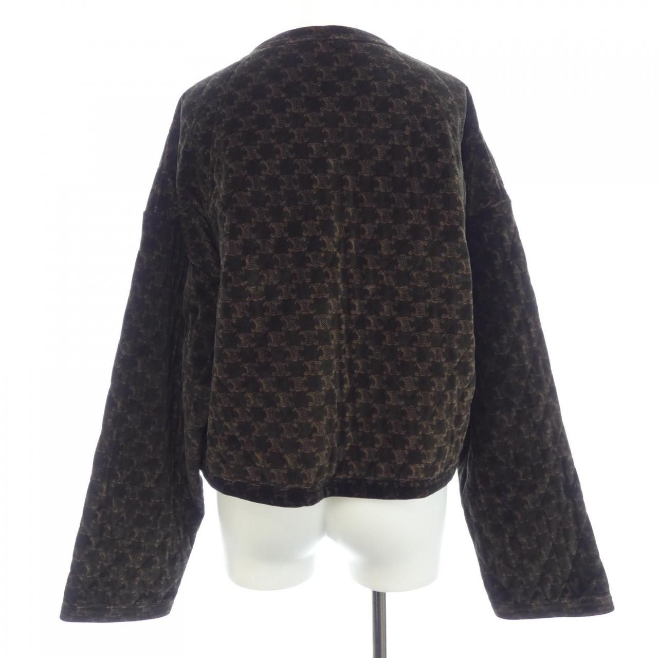 Celine Collarless Jacket Black — view 2